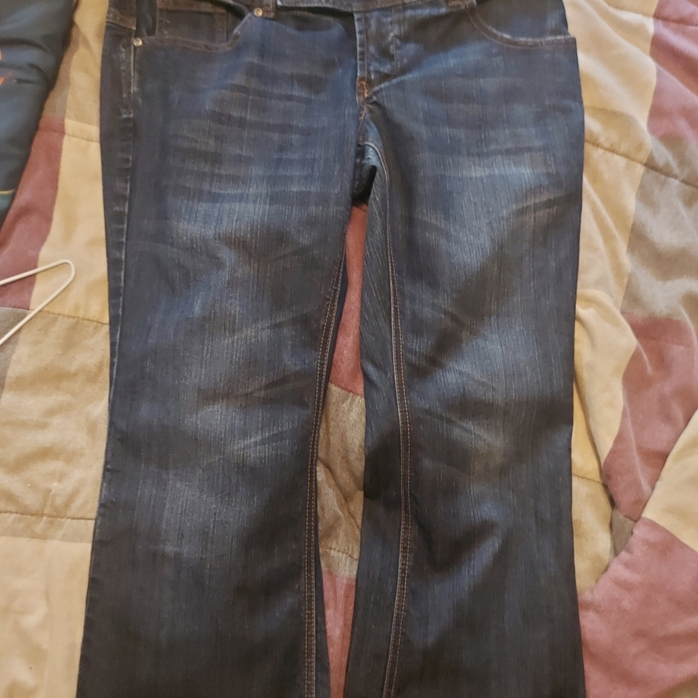 Love & Legend Dark Blue Straight Leg Jeans